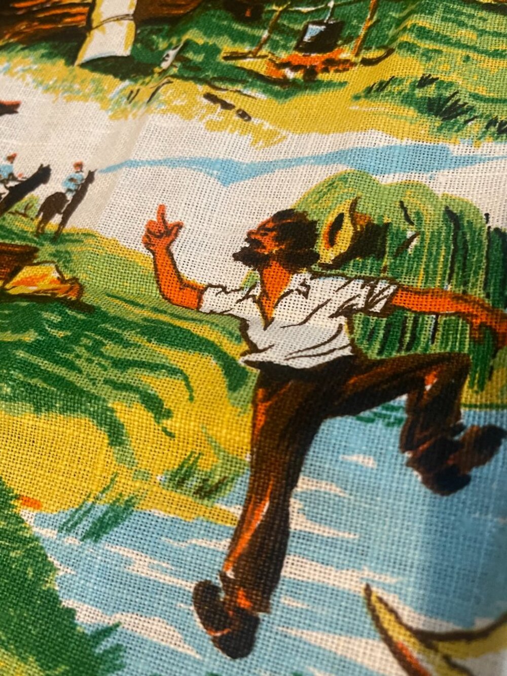 Vintage Heil Waltzing Matilda Pure Linen Australian Tea Towel - Picture 9 of 12